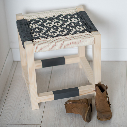 Fabriquer un tabouret tissé : tuto